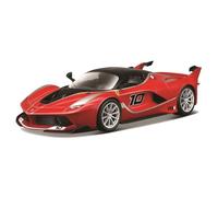 Burago Maqueta coche Ferrari FXX-K #10, Escala 1:24, Modelo de colección con carrocería detallada, Interior realista y acabados premium, Incluye peana expositora, Ideal para exhibición (78067)