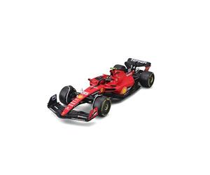 Burago Maqueta Coche Ferrari SF-23 55 Escala 1:18, Modelo colección, F1, Carrocería Detallada, Cuerpo Metal, Interior Realista, Acabados Premium, Incluye peana expositora, Optimo para exhibir (78079)