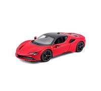 Burago Maqueta Coche Ferrari SF90 Stradale, Escala 1:18, Modelo de colección con carrocería detallada, Interior realista y acabados premium, Ideal para exhibición (78074)