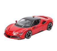 Bburago Burago Maqueta Coche Ferrari SF90 Stradale, Escala 1/24, Puertas con Apertura Manual, Coches Juguete, Maquetas, Miniatura de colección, 3 años, Race & Play (78052)