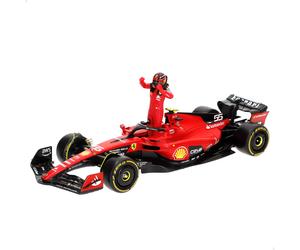 Burago - Maqueta coche Fórmula 1, Carlos Sainz, Max Verstappen, Ferrari SF-23, Oracle Red Bull Racing RB19, Escala 1/24, incluye figura piloto, maquetas coches, miniatura de colección, F1, BBurago,