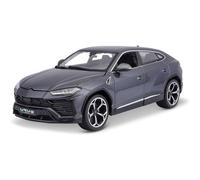 Burago Maqueta coche Lamborghini Urus, Escala 1:18, Carrocería en gris con detal