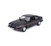 Burago- May Cheong GROUP-BBURAGO-1/24 Ford Capri 1973-Negro-Vehículo para Niño, a Partir de 3 años-21093BK, 21093BK, Negro
