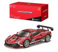 Burago- May Cheong GROUP-BBURAGO-1/43 Ferrari Racing 488 Challenge EVO 2020-Rojo-Vehículo para Niño a Partir de 3 años-36309, 36309, Rojo