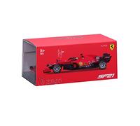 Burago- May Cheong GROUP-BBURAGO-1/43 Fórmula 1-con Casco #Sainz-Vehículo para Niño a Partir de 3 años-36828S, 36828S, 1/43 Ferrari-SF 1000-#SANZ 2021