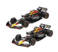 Burago Set 2 coches Red Bull SF-24 Sergio Pérez y Max Verstappen, Escala 1:43, Réplicas oficiales F1 temporada 2024, Cuerpo die-cast, Diseño fiel al original, Optimo para coleccionistas y fans (78510)