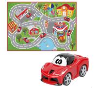 Burago Set de juego alfombra bebé circuito con coche Ferrari LaFerrari