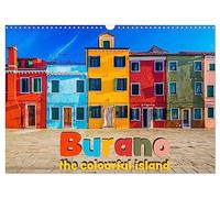 Burano - The colourful island (Wall Calendar 2026 DIN A3 landscape), CALVENDO 12 Month Wall Calendar: The small island in the lagoon of Venice in colourful pictures