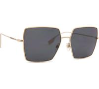 Burberry Mujer Sunglass BE3133 Daphne - Color del Marco: Oro Claro, Color de la Lente: Gris Oscuro