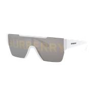 Burberry Hombre BE4291 3007/H Gafas de sol Nylon Blanco Gris Cuadrada Normal Decoración