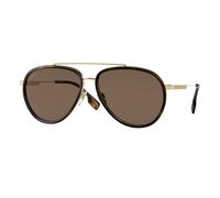 Burberry Hombre Burberry BE3125 OLIVER 101773 Gafas de sol Metal Oro Marrón Piloto Normal