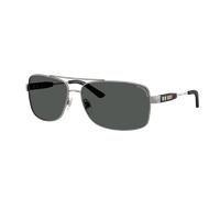 Burberry Hombre Sunglass BE3074 - Color del Marco: Gunmetal, Color de la Lente: Gris