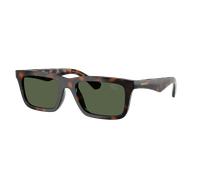 Burberry Hombre Sunglass BE4475U - Color del Marco: Habana Oscuro, Color de la Lente: Polarizadas verde oscuro