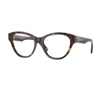 Burberry Mujer Burberry BE2458 3002 Monturas ópticas Acetato Marrón Transparente Cat Eye Normal