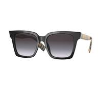 Burberry Mujer Burberry BE4335 MAPLE 39298G Gafas de sol Acetato Negro Gris Cuadrada Normal Sombreado