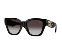 Burberry Mujer Burberry BE4489U 300187 Gafas de sol Inyectado Negro Gris Cuadrada Normal Matizado