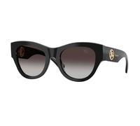 Burberry Mujer Burberry BE4491 30018G Gafas de sol Acetato Negro Gris Redonda Normal Matizado