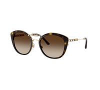 Burberry Mujer Sunglass BE4251Q - Color del Marco: Habana Oscuro, Color de la Lente: Marrón Degradado