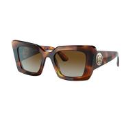 Burberry Mujer Sunglass Daisy - Color del Marco: Habana Claro, Color de la Lente: Polarized Marrón Degradado