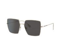 Burberry Mujer Sunglass Daphne - Color del Marco: Oro Claro, Color de la Lente: Gris Oscuro