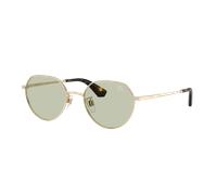 Burberry Unisex Sunglass BE3173D - Color del Marco: Oro Claro, Color de la Lente: Verde Claro