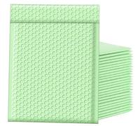 Burbuja 100 Piezas Sobres para Bolsas de Envío Sobres Acolchados para Embalaje Sello Envío por Correo Acolchado de Regalo Púrpura y Rosa Verde-Verde Menta-11 * 15cm