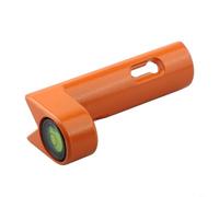 Burbuja de nivel de topografía, ángulo recto de 90 grados de aluminio para nivel de burbuja, juego de 2 piezas para barra de mapeo de poste de centrado estándar