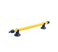 Burbuja de piedra de aire, tubo de pared de burbujas de aire para acuario, difusor de oxígeno, decoración de barra, difusor de bomba de oxígeno, tubo de burbujas de pared (10 pulgadas, amarillo)