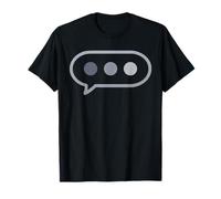 Burbuja de Texto Divertido Alguien está escribiendo Mensaje Camiseta