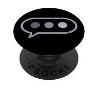 Burbuja de Texto Divertido Alguien está escribiendo Mensaje PopSockets PopGrip Adhesivo