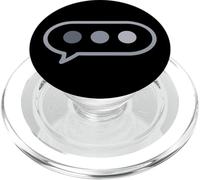 Burbuja de Texto Divertido Alguien está escribiendo Mensaje PopSockets PopGrip para MagSafe