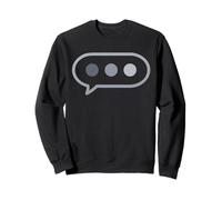 Burbuja de Texto Divertido Alguien está escribiendo Mensaje Sudadera