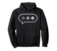 Burbuja de Texto Divertido Alguien está escribiendo Mensaje Sudadera con Capucha