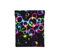 Burbujas Arcoiris, Squeeze Top Wallet Bolsa de Almacenamiento para Mujer Monedero pequeño Bolsa de Cambio