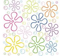 Burbujas Calcomanías para niños Dormitorio, Bajo el mar decoraciones fiesta cumpleaños de pared pegatinas,coloridas burbujas de pegatinas para cuarto de baño decoración