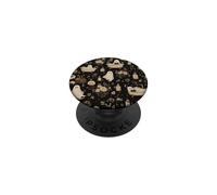 Burbujas de bañera Ghost Black Cat Spooky Vintage Floral PopSockets PopGrip Adhesivo