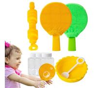 Burbujas de Juguete de Rebote - Gran Juego de Golpe de | Divertido Juguete Interactivo con una Paleta de Pong de Mesa, Actividad de Fitness en Interiores y Exteriores para Parques