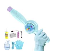 Burbujas Nebulosas | Máquina Divertida Elástica Recargable con Luces Multicolores,Generador de Burbujas de Niebla,para Cumpleaños Vacaciones Fiestas Verano Playa Al Aire Libre Edad 3 Y Más