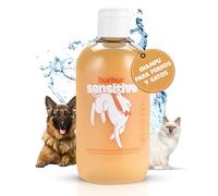 BURBUR - Sensitive, Champú para Mascotas | 400 ML | Champú Vegano Sin Sulfatos para Perros y Gatos | Todas Las Razas | Todo Tipo de Pelo | Poder Lavante, Hidratante y Vitalizante | Brillo y Suavidad