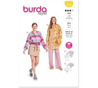 Burda 5723 Misses Blusa Patrón de Costura Tallas 10-22 de Dificultad: Normal