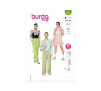 Burda 5761 Cargo Pantalones Misses Patrón de Costura Talla 8-22 Skill : Muy