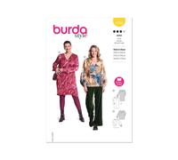 Burda 5783 Vestido Blusa Misses Patrón de Costura Tallas 10-22 Skill : Normal