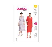 Burda 5820 Misses Vestidos Patrón de Costura Tallas 10-20 de Dificultad: Normal