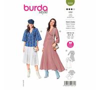 Burda 6040 Vestido Túnica Misses Patrón de Costura Tallas 8-18 Skill Normal