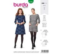 burda 6149 - Patrón de costura para confeccionar vestidos femeninos de mujer (tallas 34-44)