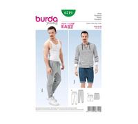 Burda 6719 Patron de Pantalon, Papel, Blanco, 46 à 56