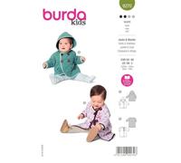 Burda 9270 - Patrón de costura para chaqueta y abrigo de niño (nivel 2, talla 56-98)