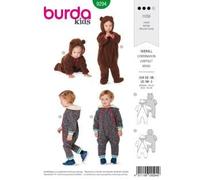 Burda 9294 - Patrón de costura para confeccionar mono (tallas 56 a 98, nivel 3, talla media)