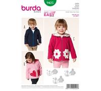Burda 9425 NIÑOS Abrigo Patrón de Costura Siglos 18M-7 Años Skill : Muy Fácil