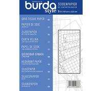Burda Burdastyle - Papel de seda con cuadrícula en centímetros, color azul, talla única